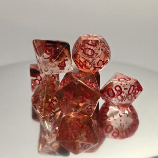Translucent Blood Dice