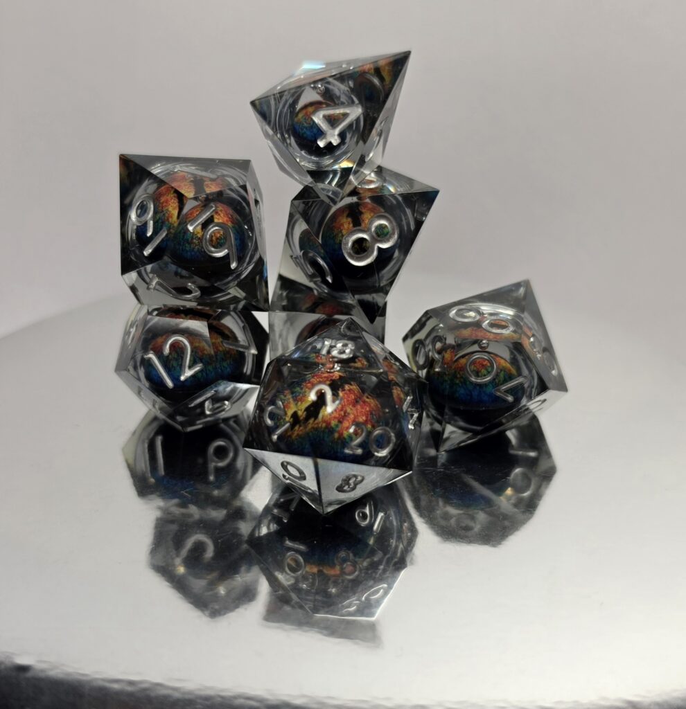 Dragon Eye Galaxy Core Dice Set