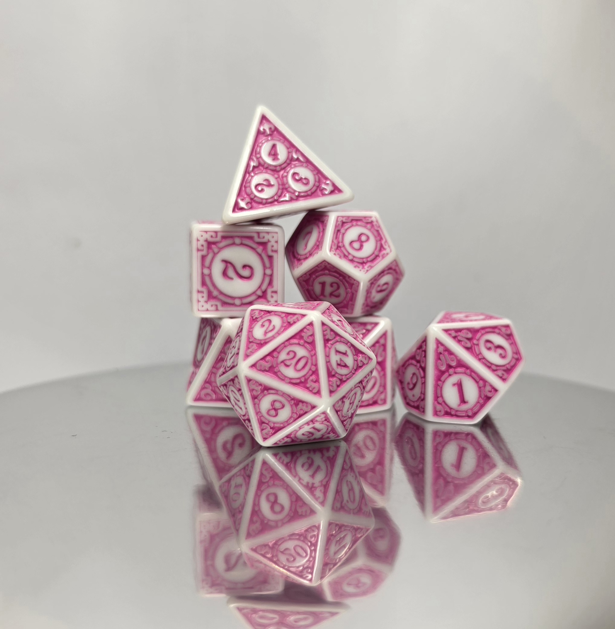 Etched Polyhedral Dice Set - Image 2