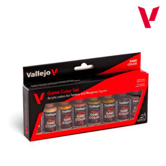 Vallejo Game Colour Set - Skin Tones (8 bottles)